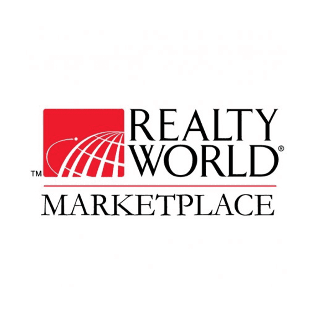 realty world marketplace logo at grove arcade