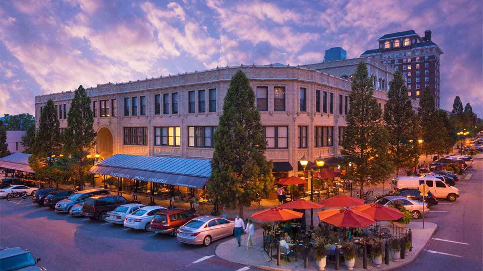 Parking Grove Arcade Downtown Asheville