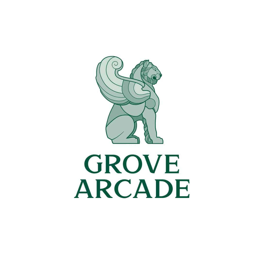 grove arcade lion logo