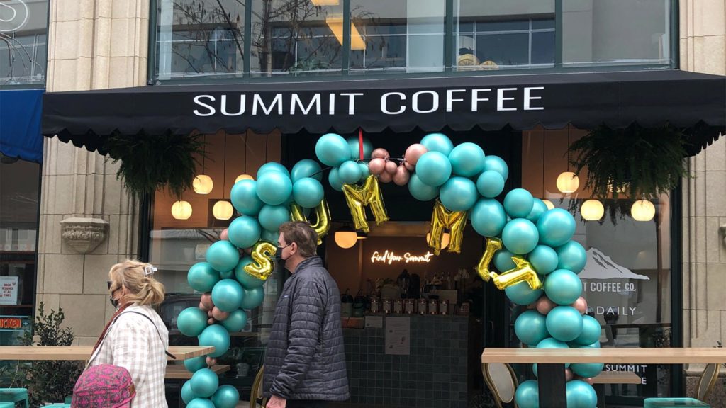 summit coffee grand opening